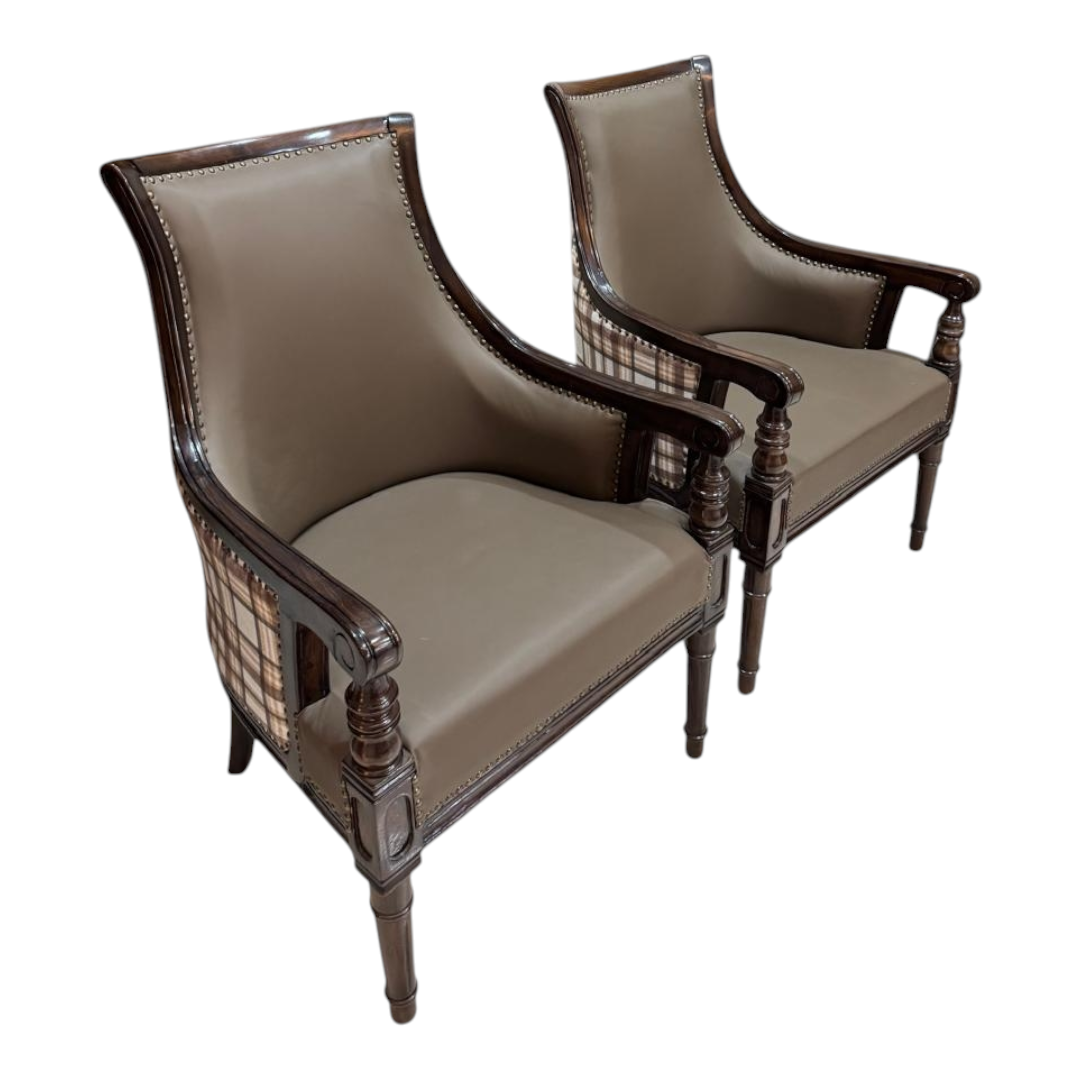 The Karan Aujla Signature Dual-Upholstery Lounge Chair