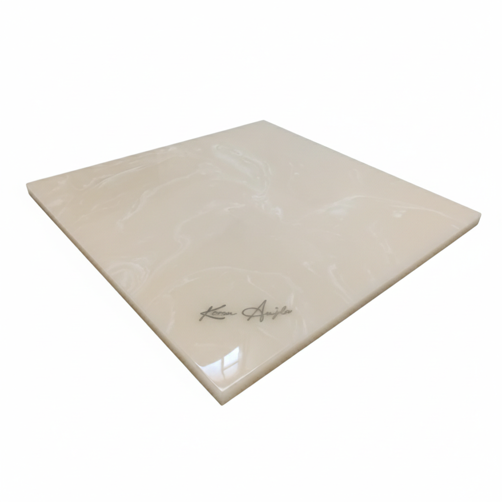 Bespoke Personalized Signature Marble Table Top