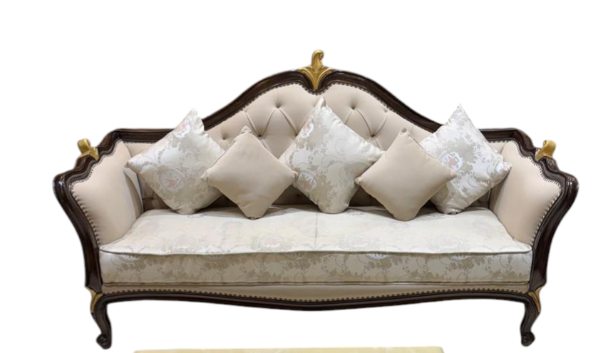 The Karan Aujla Signature Carved Teak Sofa Set